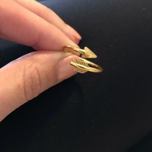 Gold, Adjustable Stella & Dot Arrow Ring